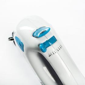 

УЦЕНКА Миксер Irit IR-5400, ручной, 150 Вт, 2 насадки, 7 скоростей, бело-синий