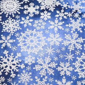 

Лист бумаги с фольгированием "Silver Snowflakes Night garden" 30,5х30,5 см