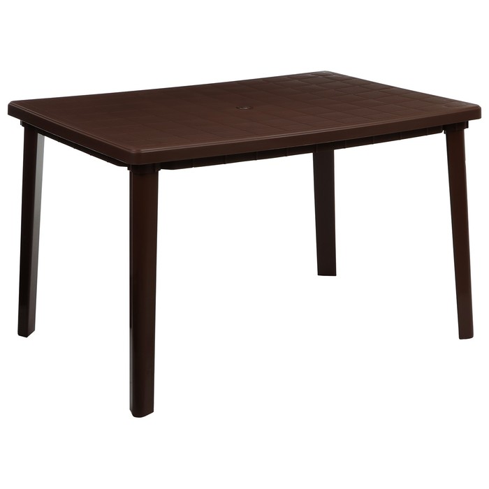 Стол прямоугольный, 1200 х 850 х 750 мм, цвет коричневый обеденный стол da 1010 1 1200 х 700 х 750 мм калёное стекло 8 мм цвет коричневый