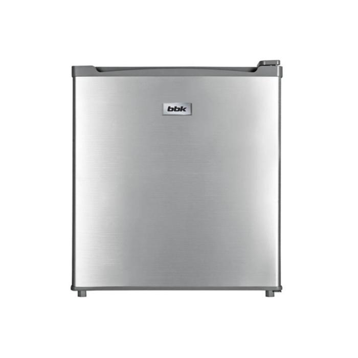 Холодильник BBK RF-049, однокамерный, класс А, 45 л, серебристый холодильник nordfrost rf 50 b однокамерный класс а 45 л чёрный