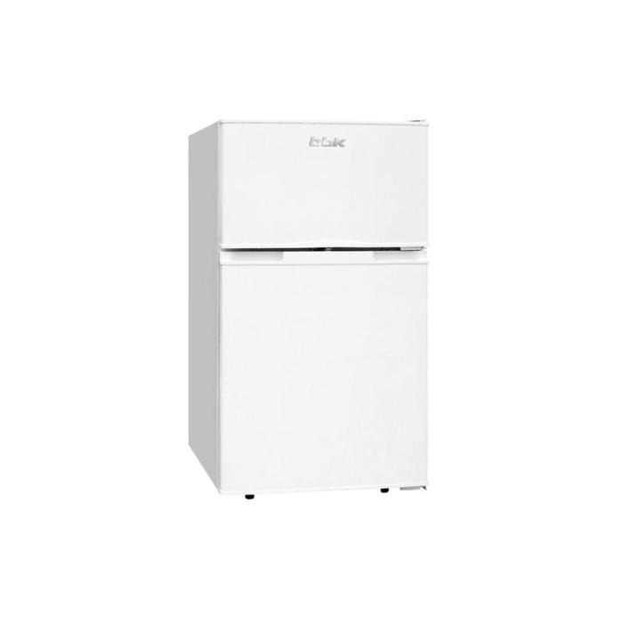 цена Холодильник BBK RF-098, двухкамерный, класс А+, 98 л, серебристый
