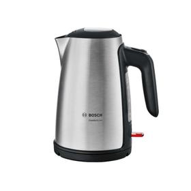 

Чайник электрический Bosch TWK6A813, металл, 1.7 л, 2400 Вт, серебристый