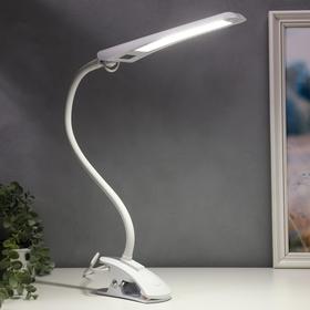 

Лампа настольная на прищепке Гермес 8Вт LED, гибкая стойка, белый, h=40 см