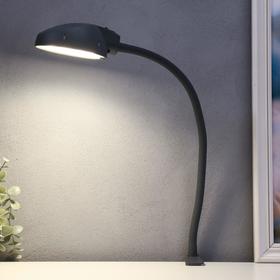 

Лампа настольная струбцине Веста 7Вт LED, гибкая стойка, антрацит, h=40 см