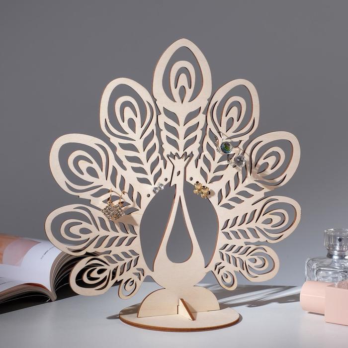 

Подставка для украшений "Жар птица" 23*23*0,3, толщина 3мм, цвет бежевый