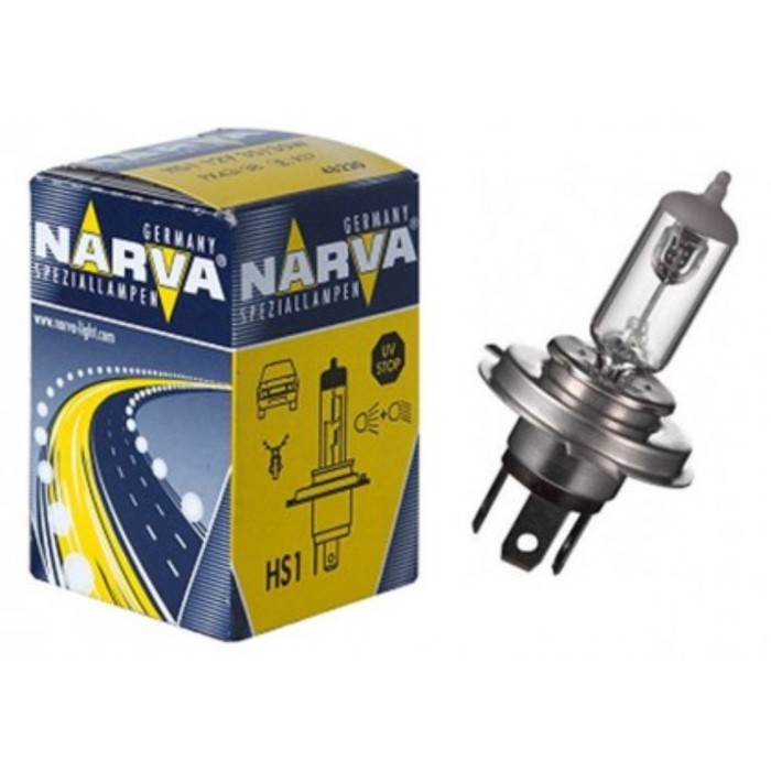 Лампа для мотоциклов NARVA, 12 В, HS1, 35/35 Вт лампа для мотоциклов narva moto ba20d 12 в m5 35 35 вт 42027