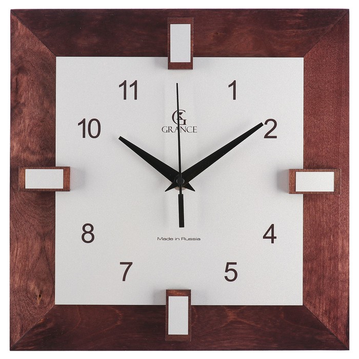 Часы настенные "Grance", цвет венге