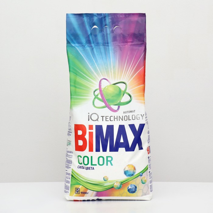 Стиральный порошок BiMax Color 100 пятен, автомат, 9 кг стиральный порошок bimax color автомат 6 кг