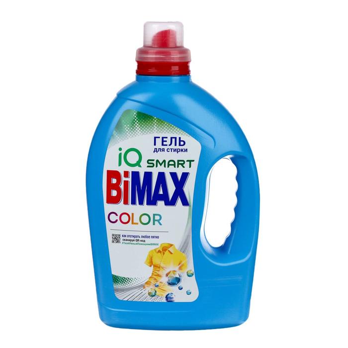 

Жидкое средство для стирки BiMax Color, гель, для разноцветных тканей, 1.95 л