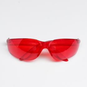 Защитные очки открытого типа красные Ош