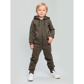 

Комбинезон с капюшоном, рост 86 см, цвет хаки