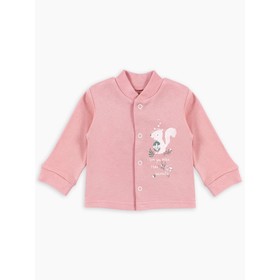 

Кофточка с воротничком-шалькой Wooly Woo, рост 56 см, цвет пудровый