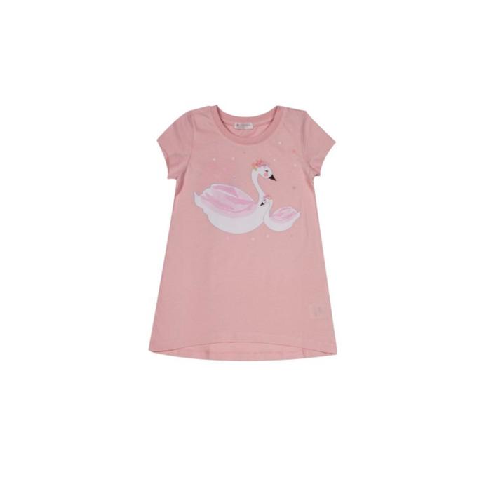 Сорочка для девочки, рост 98 см, цвет розовый