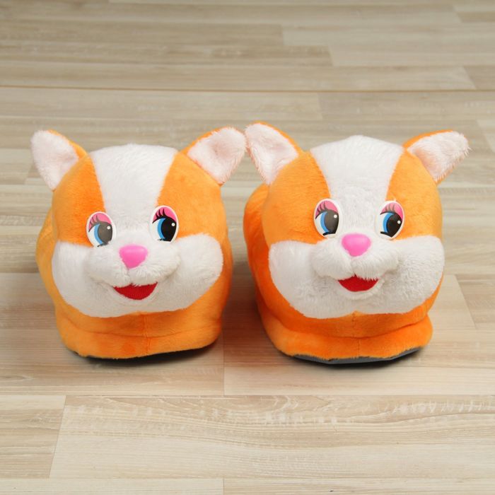 Мягкая игрушка-тапочки "Белка с ушками", р-р 27-32