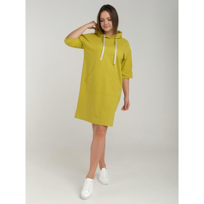 фото Платье женское, размер 48, цвет оливковый одевайте