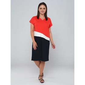 

Платье женское, размер 54, цвет красный