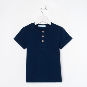 

Футболка с планкой KAFTAN "Basic line" р.34 (122-128), индиго