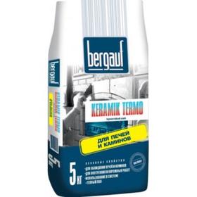 

Клей жаростойкий для облицовки печей и каминов BERGAUF Keramik Termo, 5кг