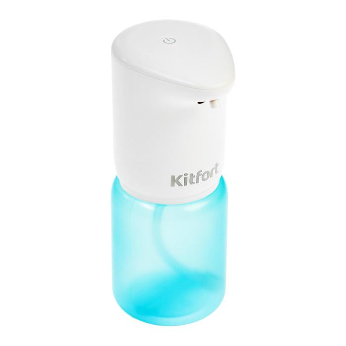 сенсорный диспенсер для мыла пены kitfort кт 2045 Диспенсер мыла-пены Kitfort KT-2045, 2.6 Вт, сенсорный, 400 мл, MicroUSB