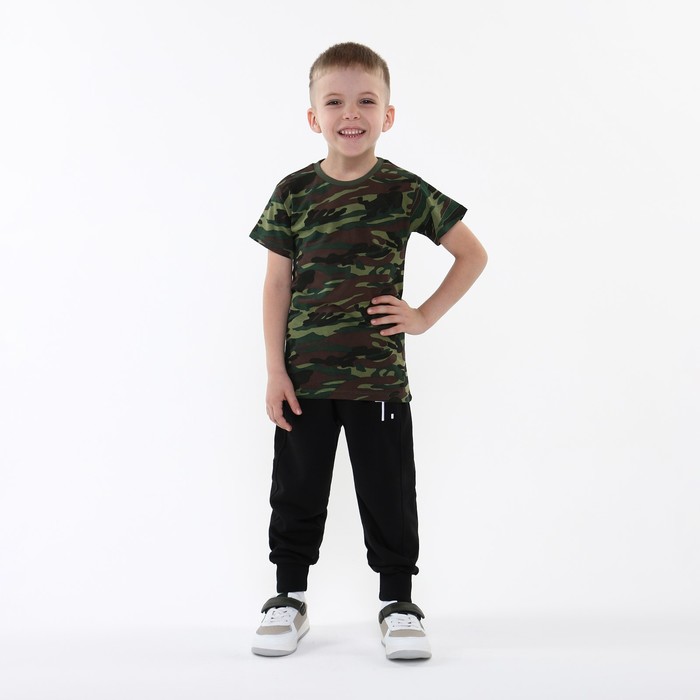 

Футболка для мальчика, цвет камуфляж, рост 104 см