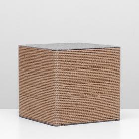 

Когтеточка PerseiLine КД-31 КУБ БРУТАЛ джут разм.L 32 x 32 x 32 см