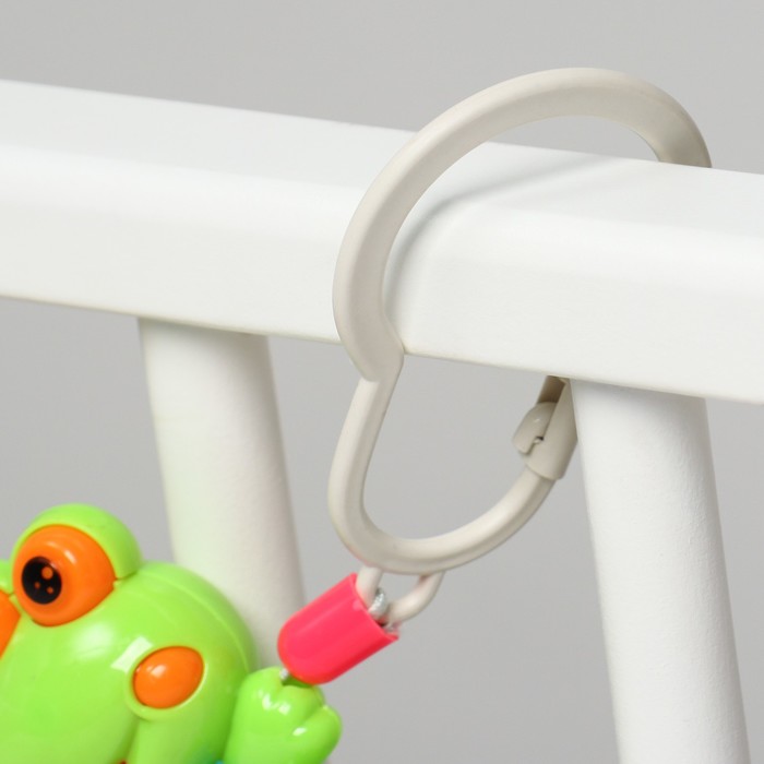 Растяжка на коляску/кроватку «Лягушки», 3 игрушки, цвет МИКС