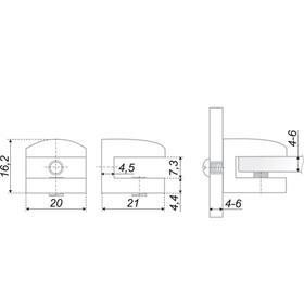 

Полкодержатель BOYARD P512AB.2