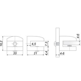 

Полкодержатель BOYARD P512SN.2
