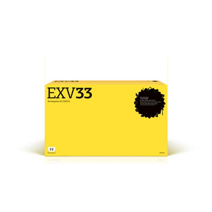 Фотобарабан T2 DC-CEXV33 (C-EXV33/CEXV33/C-EXV32/CEXV32/2785b002) Canon, черный тонер canon c exv32