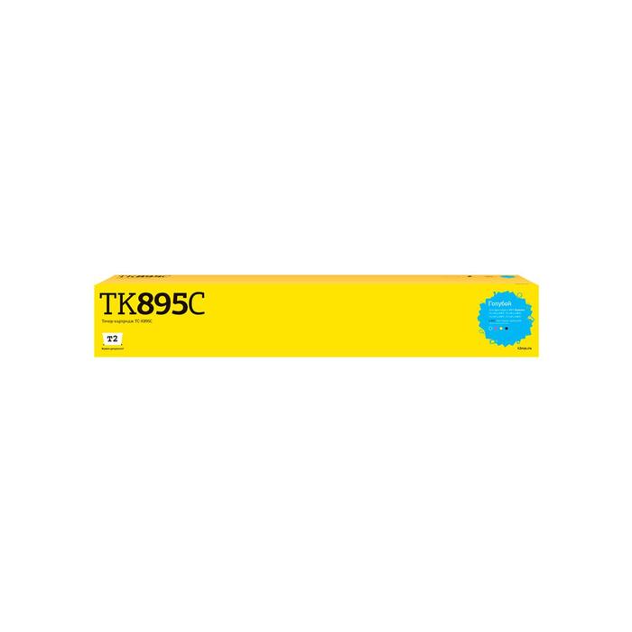 цена Лазерный картридж T2 TC-K895C (TK-895C/TK895C/895C) для принтеров Kyocera, голубой