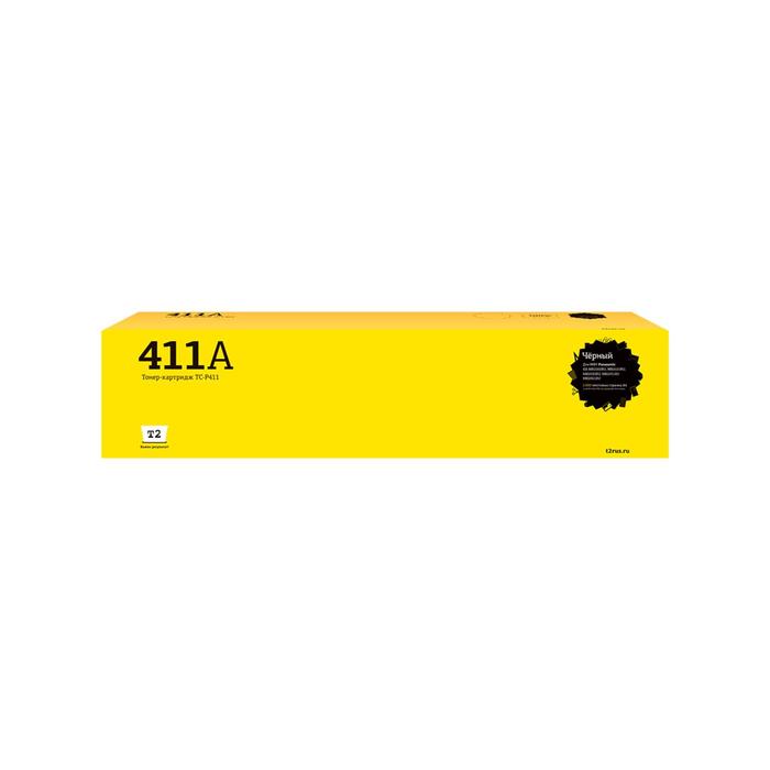 цена Лазерный картридж T2 TC-P411 (KX-FAT411A/FAT411A/411A) для принтеров Panasonic, черный