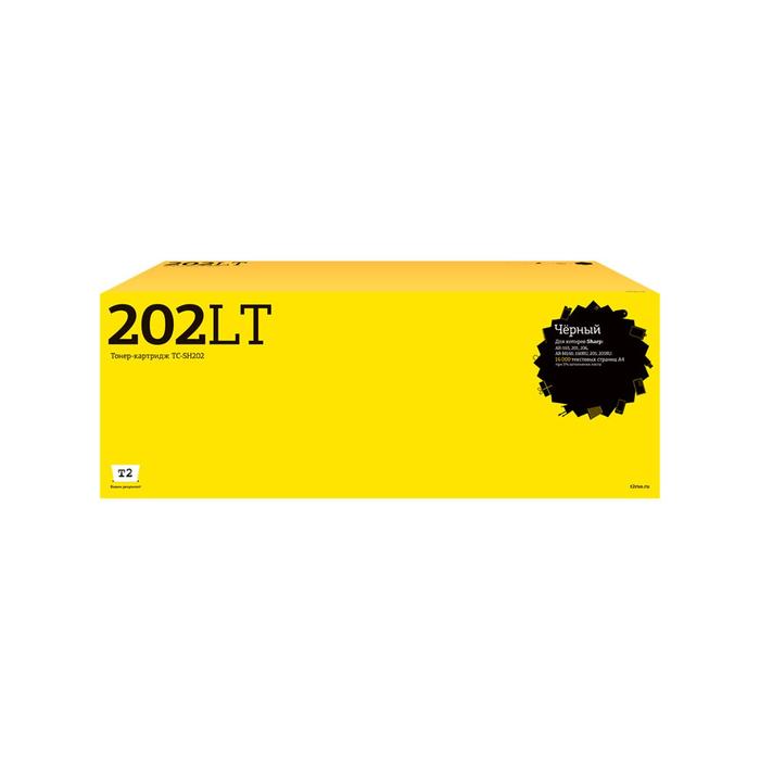 Лазерный картридж T2 TC-SH202 (AR-202LT/AR202LT/202LT) для принтеров Sharp, черный картридж ar 016lt для принтера шарп sharp ar 5016 sharp ar 5120 sharp ar 5316 sharp ar 5320