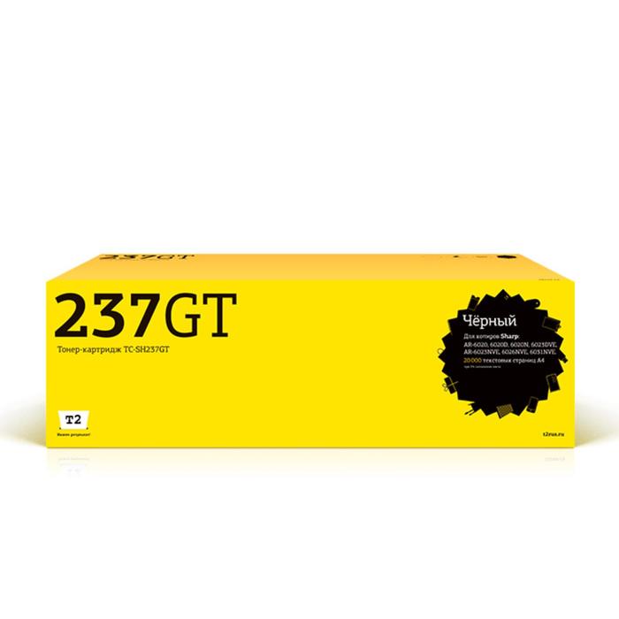Лазерный картридж T2 TC-SH237GT (MX-237GT/237GT/SH237GT) для принтеров Sharp, черный лазерный картридж t2 tc sh202 ar 202lt ar202lt 202lt для принтеров sharp черный