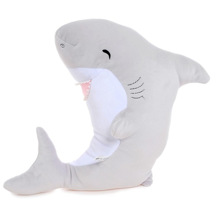 фото Мягкая игрушка блохэй «акула сплюша», 45 см смолтойс