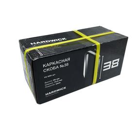 

Скоба мебельная каркасная N838 №38, ширина 10,5, высота 38 мм, 10.000 шт.