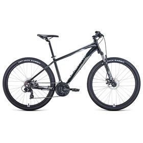 

Велосипед 27,5" Forward Apache 2.2 disc, 2021, цвет черный/серый, размер 15"
