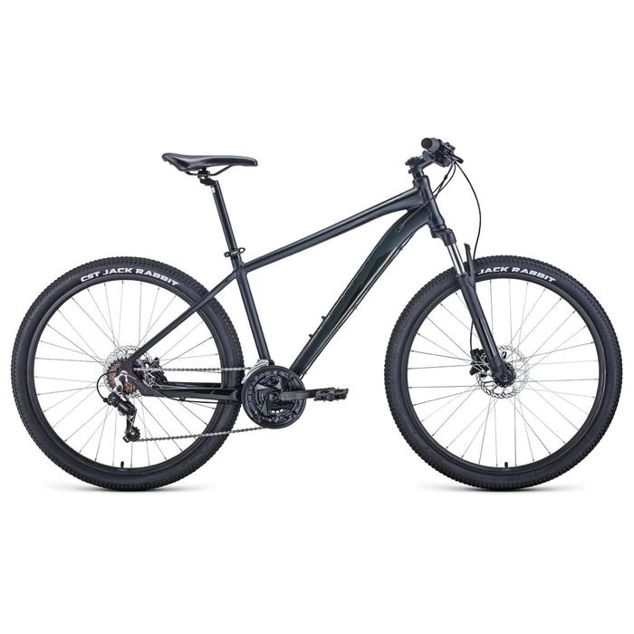 фото Велосипед 27,5" forward apache 3.2 disc, 2021, цвет черный матовый/черный, размер 19"