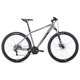 

Велосипед 29" Forward Apache 2.2 disc, 2021, цвет серый/бежевый, размер 21"