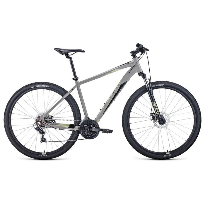 фото Велосипед 29" forward apache 2.2 disc, 2021, цвет серый/бежевый, размер 21"