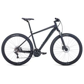 

Велосипед 29" Forward Apache 3.2 disc, 2021, цвет черный матовый/черный, размер 19"