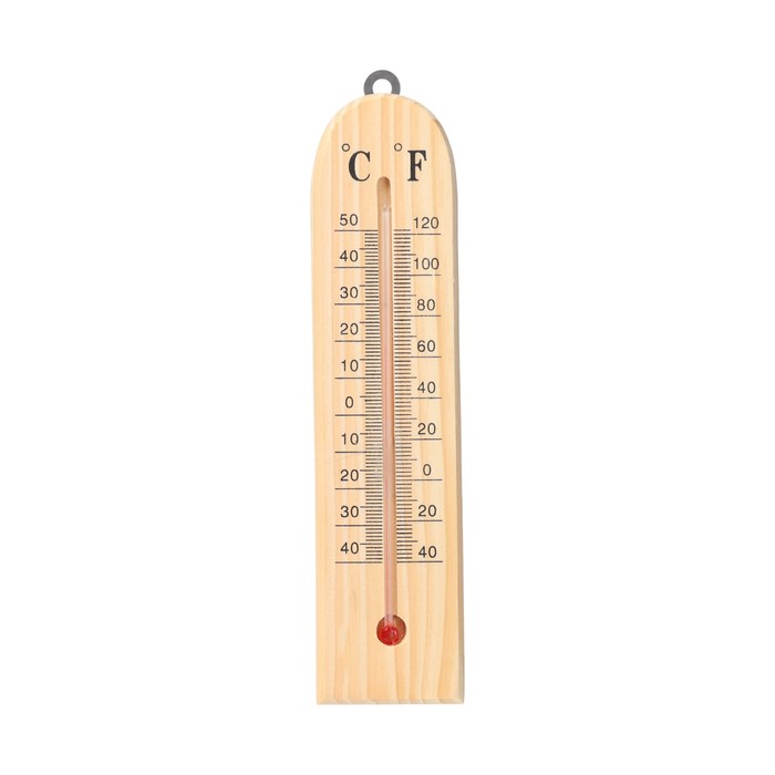 Термометр, градусник комнатный деревянный, от -40° до 50 °C