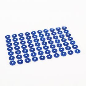 Аппликатор "Кузнецова", 70 колючек, пленка, 23х32 см, синий