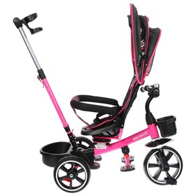 Велосипед трехколесный Micio Veloce, колеса EVA 10"/8", цвет розовый от Сима-ленд