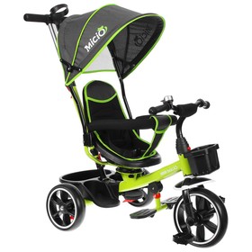 Велосипед трехколесный Micio Veloce, колеса EVA 10"/8", цвет салатовый от Сима-ленд