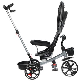 Велосипед трехколесный Micio Veloce, колеса EVA 10"/8", цвет серый от Сима-ленд