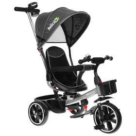 Велосипед трехколесный Micio Veloce, колеса EVA 10"/8", цвет серый от Сима-ленд