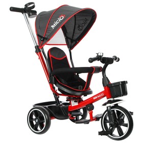 Велосипед трехколесный Micio Veloce, колеса EVA 10"/8", цвет красный от Сима-ленд