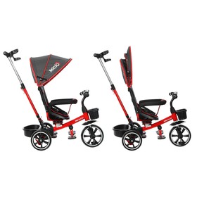 Велосипед трехколесный Micio Veloce, колеса EVA 10"/8", цвет красный от Сима-ленд