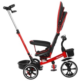 Велосипед трехколесный Micio Veloce, колеса EVA 10"/8", цвет красный от Сима-ленд