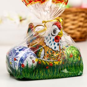 

Фигурка шоколадная «Курица и яйца в пакетике», 150 г